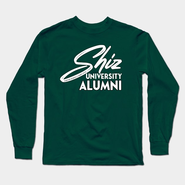 Wicked Shiz Alumni Shirt Long Sleeve T-Shirt by showtimechamaco